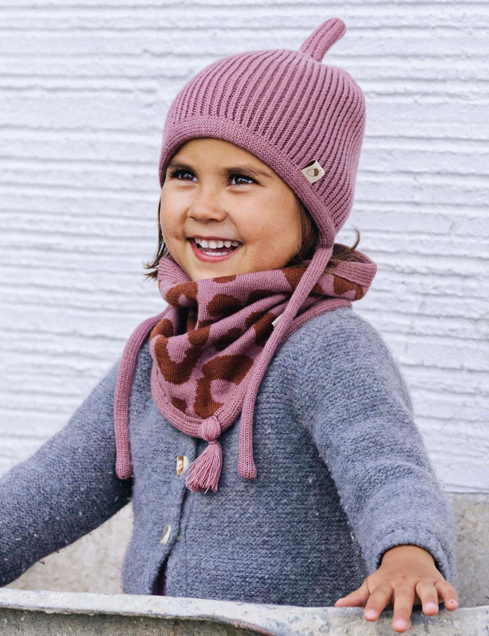 Oh Chapo Pinni Bio Merino Mütze Rose 4 Oh Chapo Pinni Bio Merino Mütze Rose – Bild 2