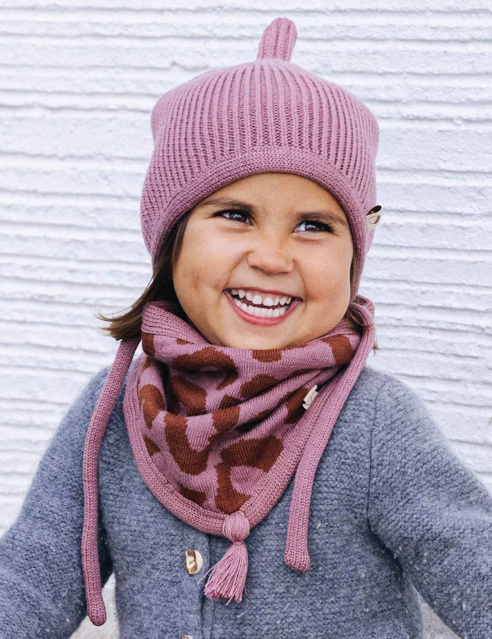 Oh Chapo Pinni Bio Merino Mütze Rose 5 Oh Chapo Pinni Bio Merino Mütze Rose – Bild 3