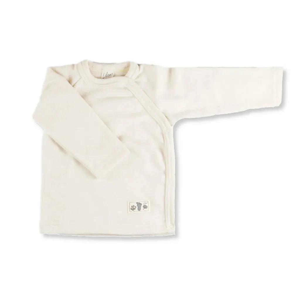 Lilano Baby Wolle Seide Wickelshirt Natur 3 Lilano Baby Wolle Seide Wickelshirt Natur