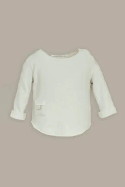 Bio Bambus Shirt Mit Tasche In Light Khaki