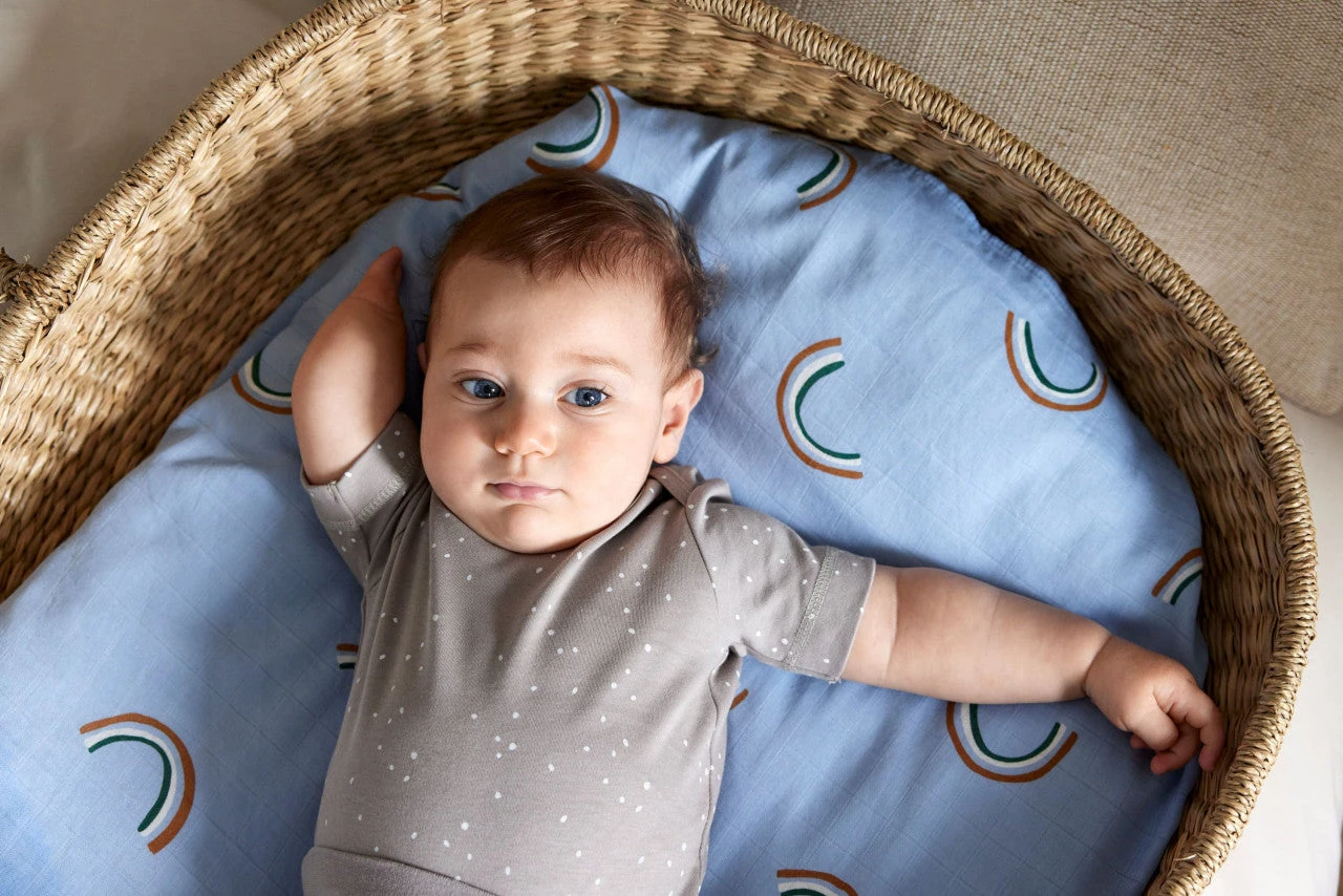 LÄSSIG Lässig XL Bio Musselintuch 2er Pack Smile 5 LÄSSIG Lässig XL Bio Musselintuch 2er Pack Smile – Bild 3