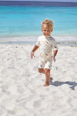 LÄSSIG Lässig UV Schwimmanzug Lang In Ecru Mit Surfboards -Babybekleidungs geschäft 1431019669 00 5