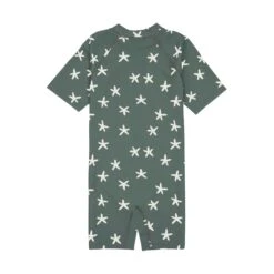 LÄSSIG Lässig UV Schwimmanzug Lang In Oliv Mit Seesternen