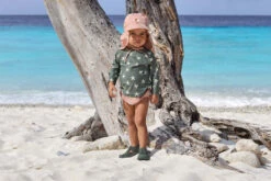 LÄSSIG Lässig UV Shirt Langarm Unisex In Oliv Mit Seesternen -Babybekleidungs geschäft 1431021675 00 5