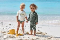 LÄSSIG Lässig UV Shirt Langarm Unisex In Oliv Mit Seesternen -Babybekleidungs geschäft 1431021675 00 6