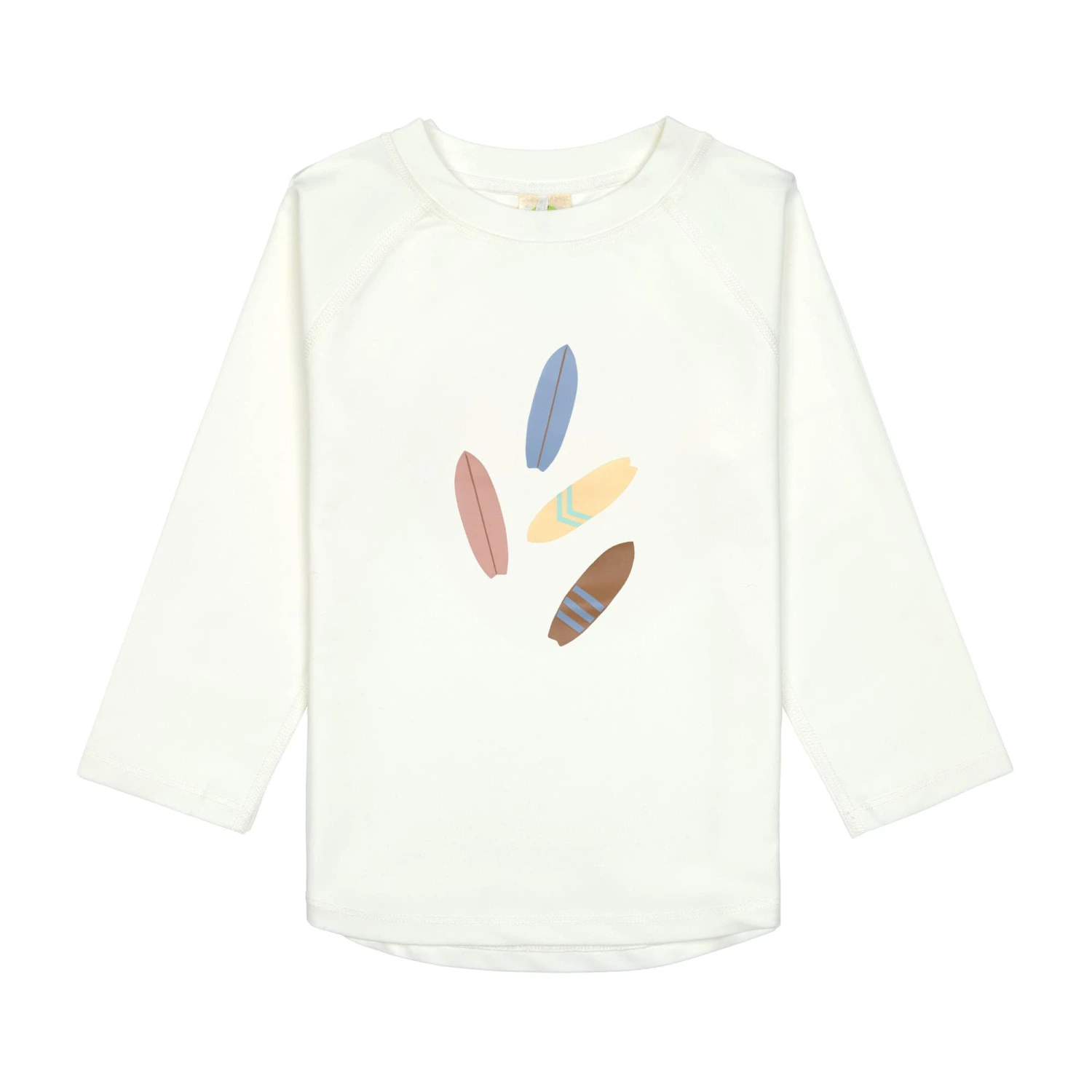 LÄSSIG Lässig UV Shirt Langarm Unisex Ecru Surfboards 3 LÄSSIG Lässig UV Shirt Langarm Unisex Ecru Surfboards