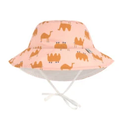 LÄSSIG Lässig UV Sonnenhut Fischerhut Schnelltrocknend Wendbar "Kamel"