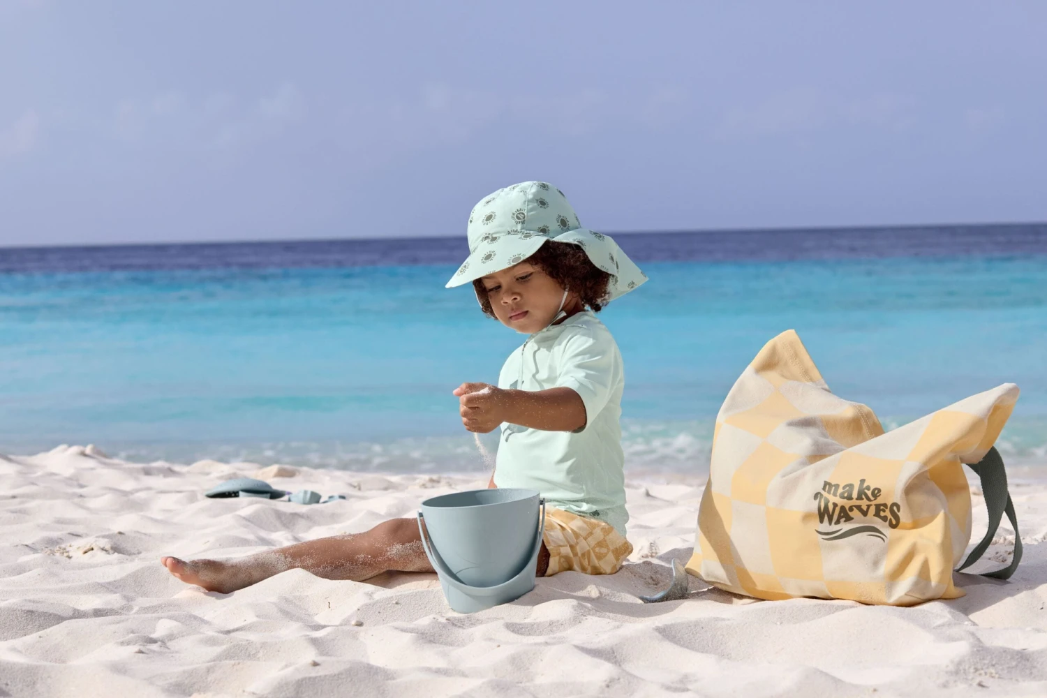 LÄSSIG Lässig UV Sonnenhut Mit Nackenschutz Schnelltrocknend Mint 7 LÄSSIG Lässig UV Sonnenhut Mit Nackenschutz Schnelltrocknend Mint – Bild 5