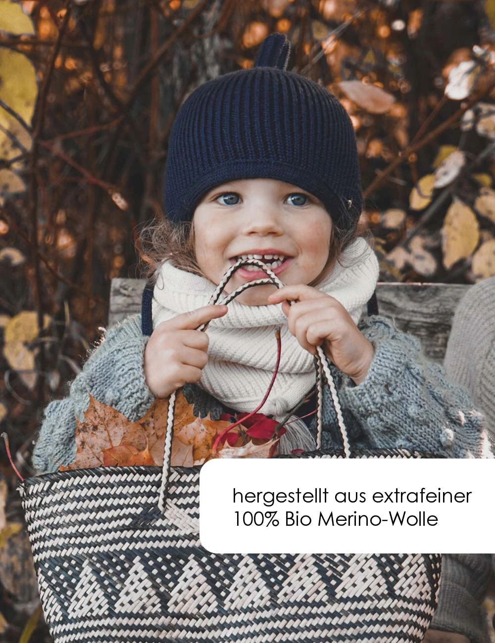 Oh Chapo Pinni Bio Merino Mütze Dunkelblau 5 Oh Chapo Pinni Bio Merino Mütze Dunkelblau – Bild 3