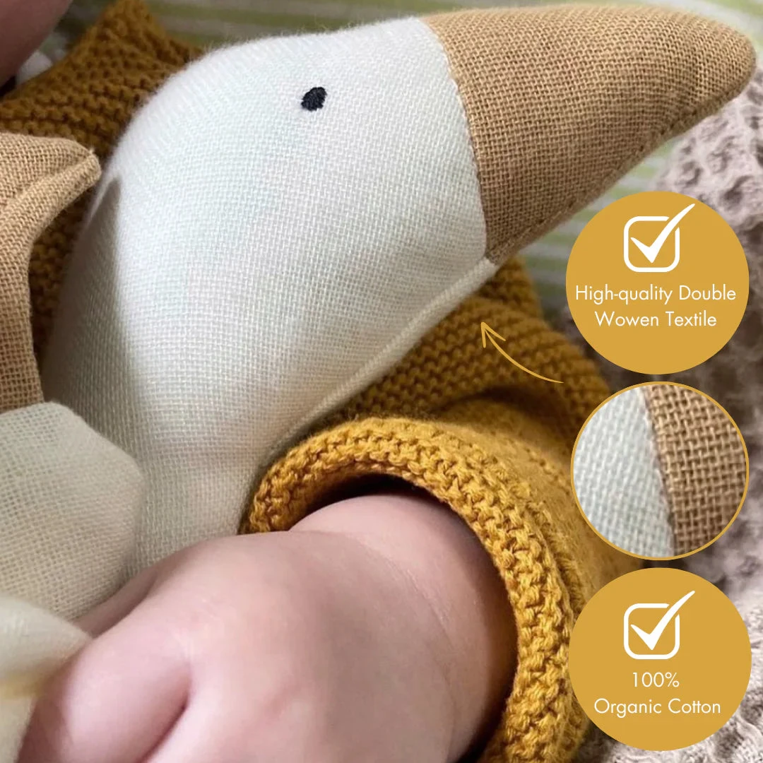 Saga Copenhagen Kuscheltuch "Gans" Creme 7 Saga Copenhagen Kuscheltuch "Gans" Creme – Bild 5