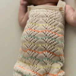 Micu Micu Newborn Strickstrampler Kurz In Ecru Gestreift -Babybekleidungs geschäft 4fcc519bf402857e8a8cb5e9ace690d2f757c8b1891b82e2e835f42cef78de4b