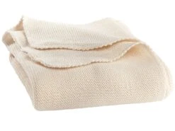 Reiff Bio Baby Wolldecke Strickdecke Merino Schurwolle Natur KbT