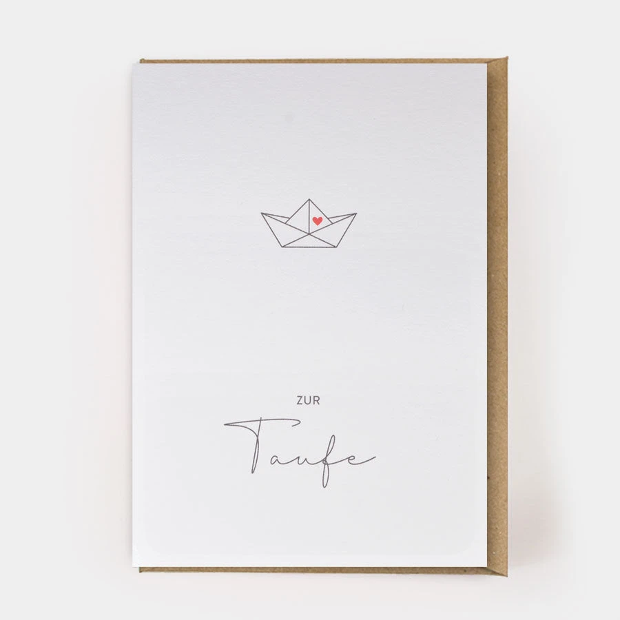 Kartenmarie Klappkarte "Zur Taufe" 3 Kartenmarie Klappkarte "Zur Taufe"