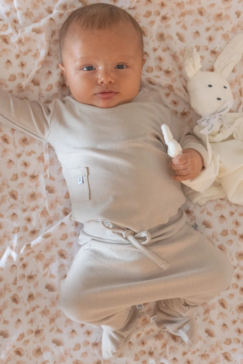 Bio Bambus Shirt Mit Tasche In Sand 9 Bio Bambus Shirt Mit Tasche In Sand – Bild 7