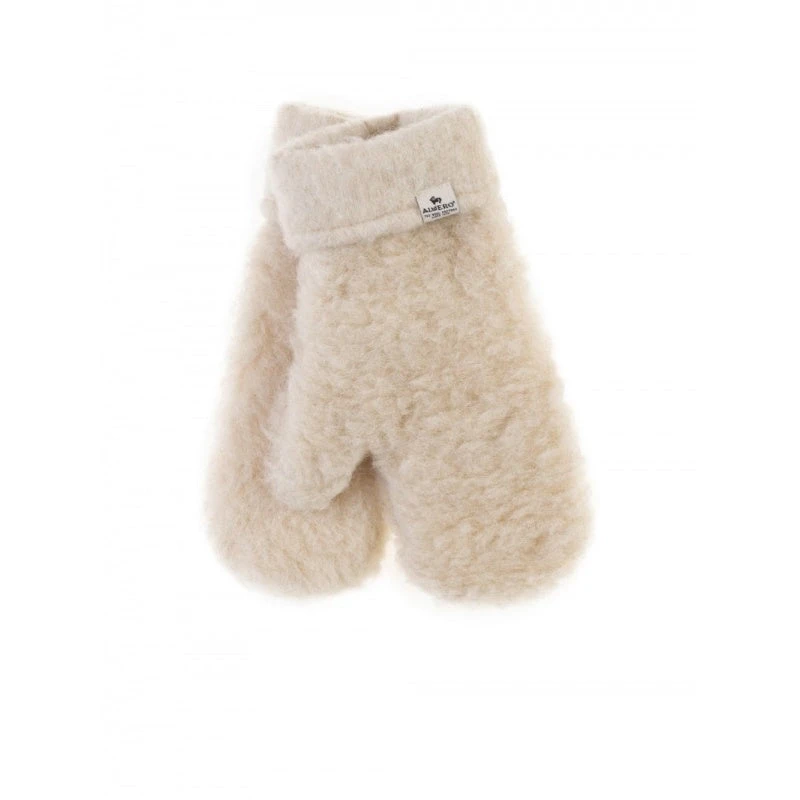 Alwero Kinder Woll Handschuhe MiniMe In Beige 4 Alwero Kinder Woll Handschuhe MiniMe In Beige – Bild 2