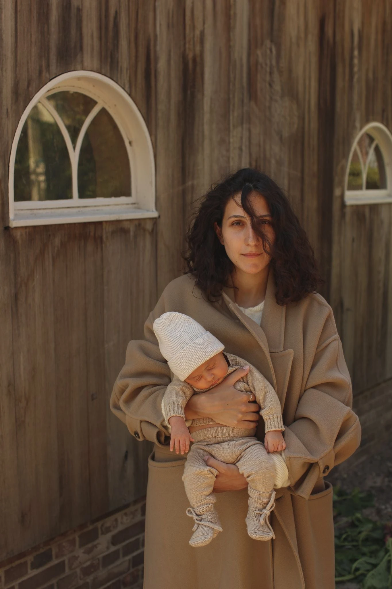 Hvid Merino Newborn Beanie Fonzie Verschiedene Farben 4 Hvid Merino Newborn Beanie Fonzie Verschiedene Farben – Bild 2