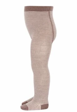 Mp Denmark Mp Merino Strumpfhose Geringelt Braun Sienna