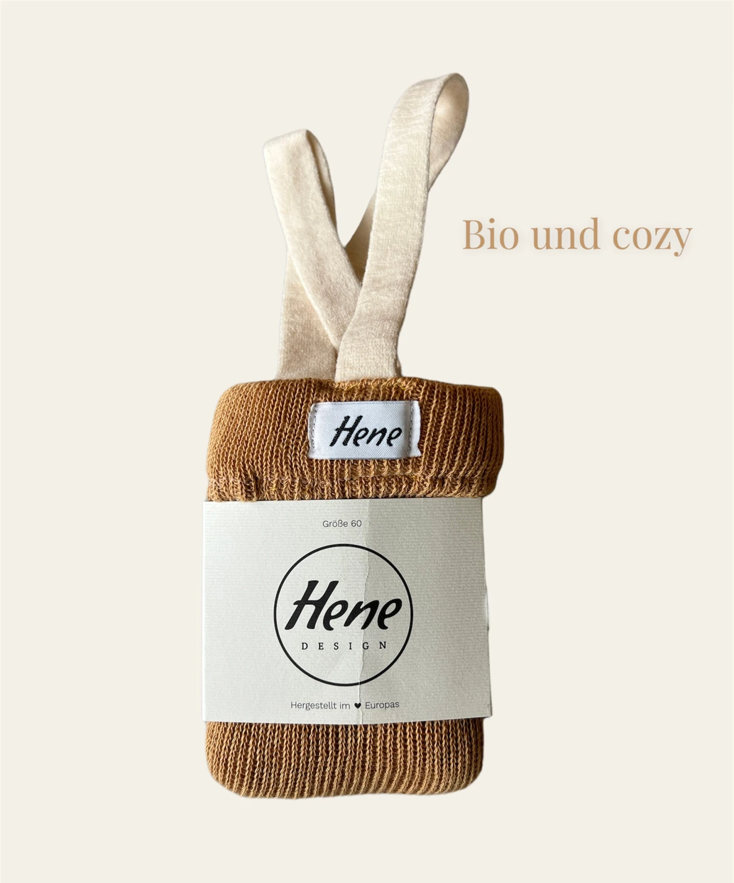 Hene Design BIO Trägerstrumpfhose Caramel 3 Hene Design BIO Trägerstrumpfhose Caramel