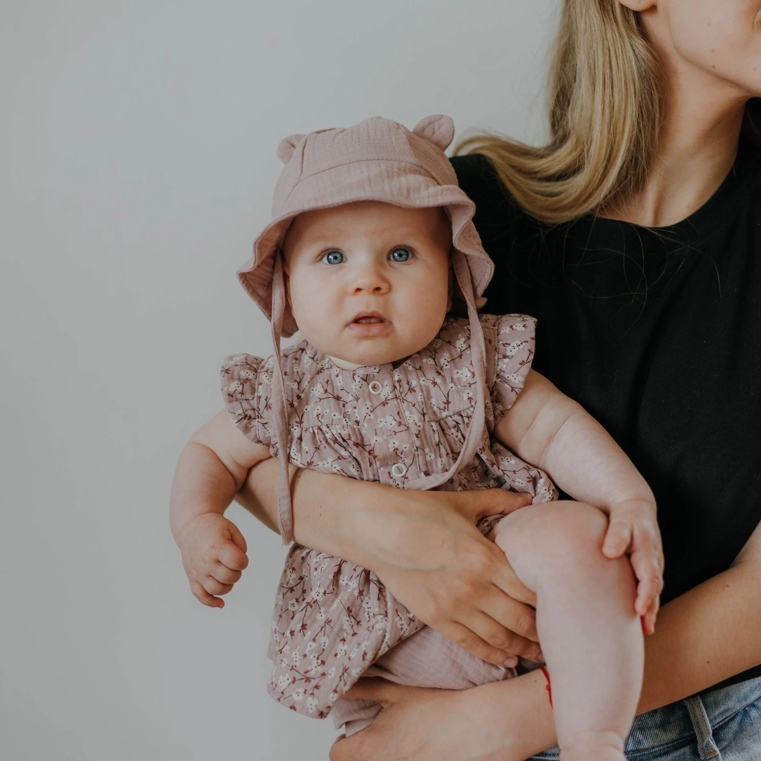 Wooly Organic Bio Musselin Sonnenhut Mit Ohren 7 Wooly Organic Bio Musselin Sonnenhut Mit Ohren – Bild 5