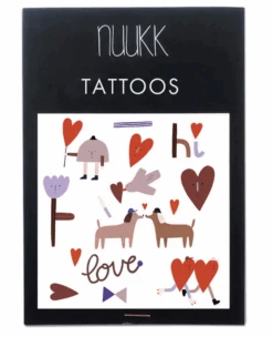 Nuukk Kinder Tattoos "love"
