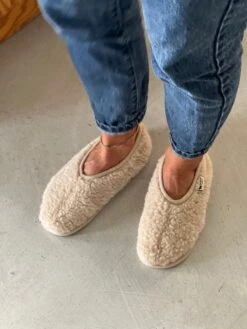 Alwero Bio Hausschuhe Erwachsene Beige