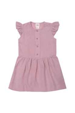 Wooly Organic Bio Musselin Kleid Soft Rose