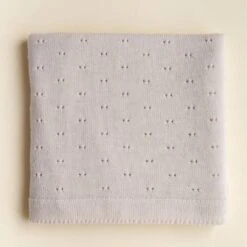 Hvid Merino Babydecke "Bibi" Verschiedene Farben