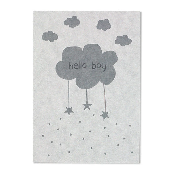 Ava Und Yves Postkarte Zur Geburt "hello Boy" 3 Ava Und Yves Postkarte Zur Geburt "hello Boy"