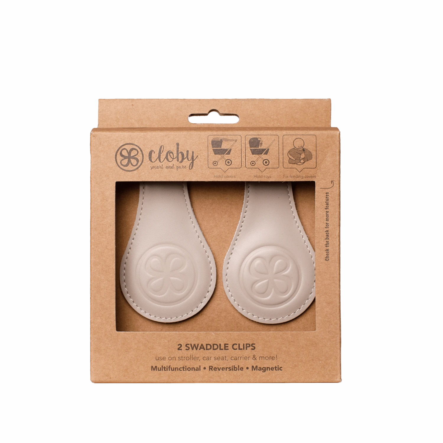 Cloby Multifunktionale Magnetclips 2er Set Verschied. Farben 3 Cloby Multifunktionale Magnetclips 2er Set Verschied. Farben