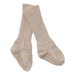 Gobabygo Antirutsch Woll Socken "sand"