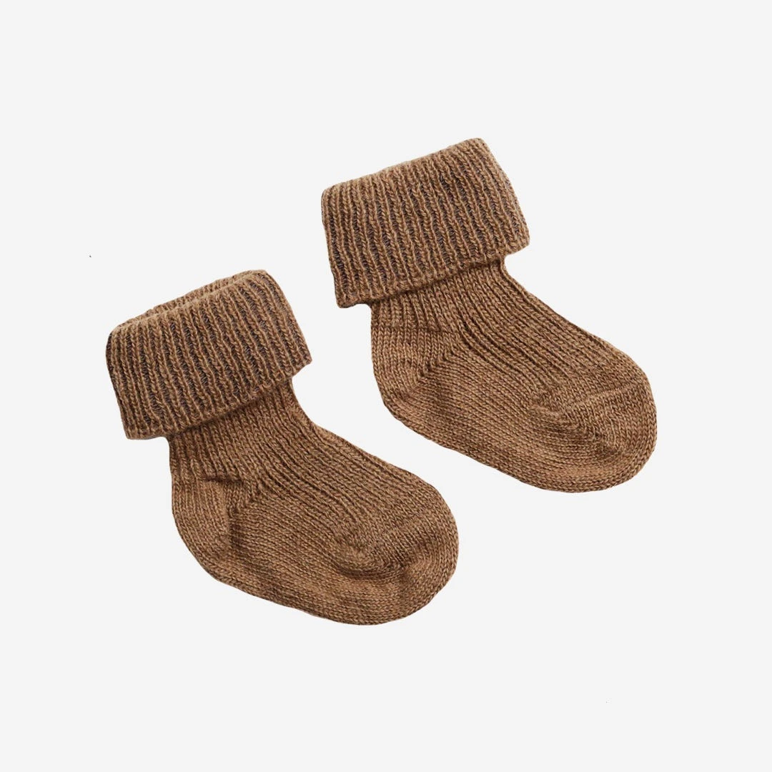 Hirsch Natur Baby Socke Kamelhaar 4 Hirsch Natur Baby Socke Kamelhaar – Bild 2