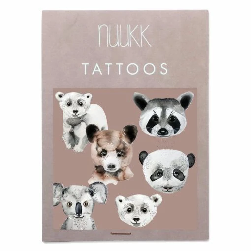 Nuukk Kinder Tattoos "Baeren" 3 Nuukk Kinder Tattoos "Baeren"