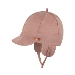 Pure Pure Baby Sonnenhut Unisex Aus Leinen In Taupe