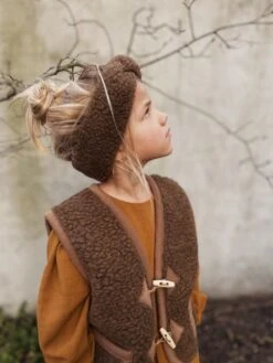 Alwero Kinder Wollweste Braun