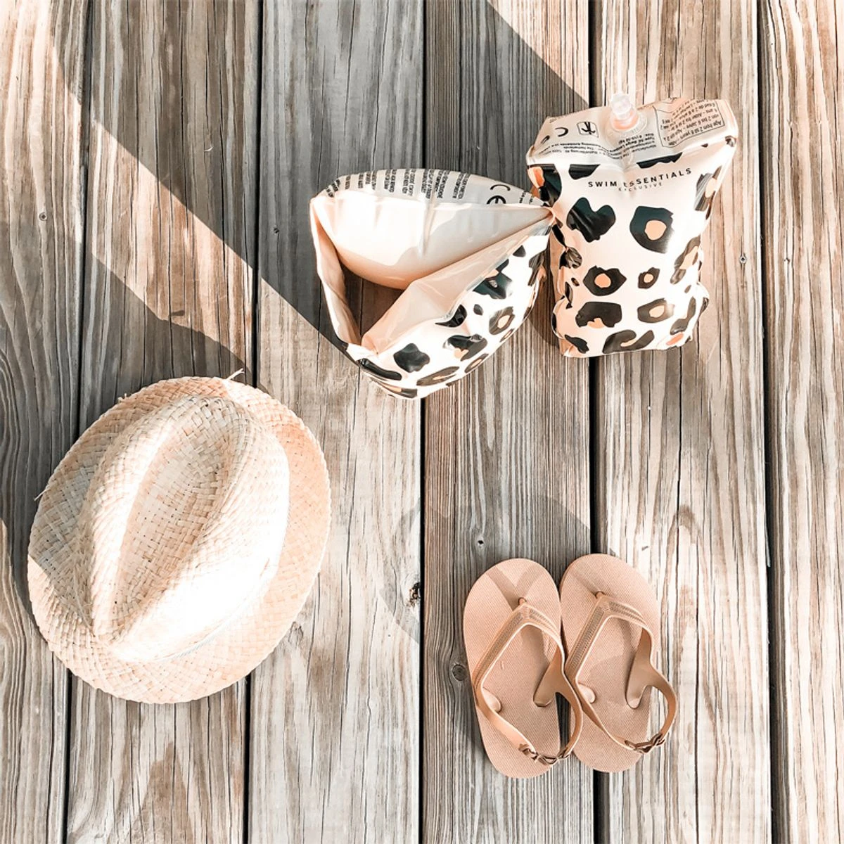 SWIM ESSENTIALS Schwimmflügel Leo Beige Unisex 5 SWIM ESSENTIALS Schwimmflügel Leo Beige Unisex – Bild 3