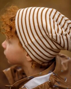 Petit Piao Beanie Braun Tapioka Gr. 68-80