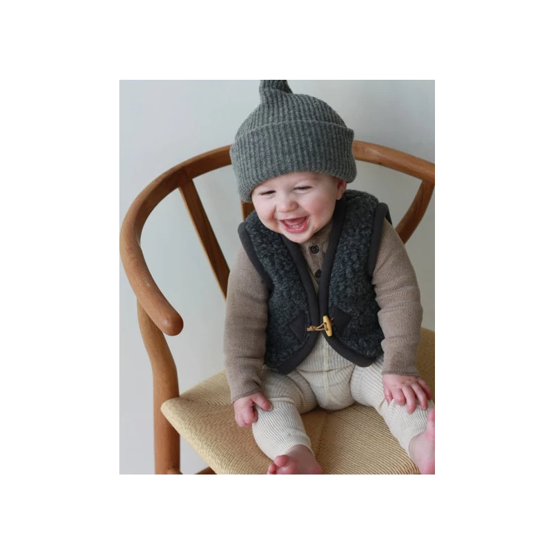 Alwero Woll Handschuhe In Dunkelgrau Mit Band 5 Alwero Woll Handschuhe In Dunkelgrau Mit Band – Bild 3