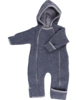 Iobio Baby-Overall Wollfleece Anthrazit Grau