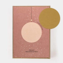 Kartenmarie Rubbelkarte Frohe Weihnachten