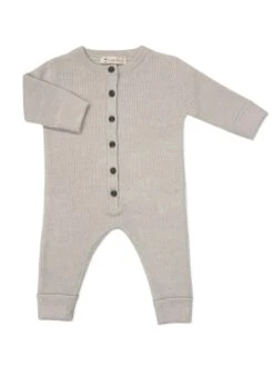Lille Toni Merino Mitwachsender Babystrampler In Creme