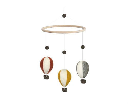 Gamcha Mobile Balloons Gelb Grau Rot 3 Gamcha Mobile Balloons Gelb Grau Rot