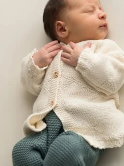 Micu Micu Newborn Strickhose Mitwachsend Blu