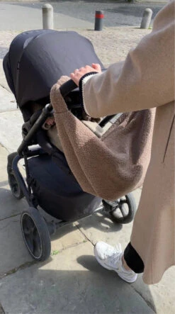 Lukkily Mombag Wickeltasche Stone