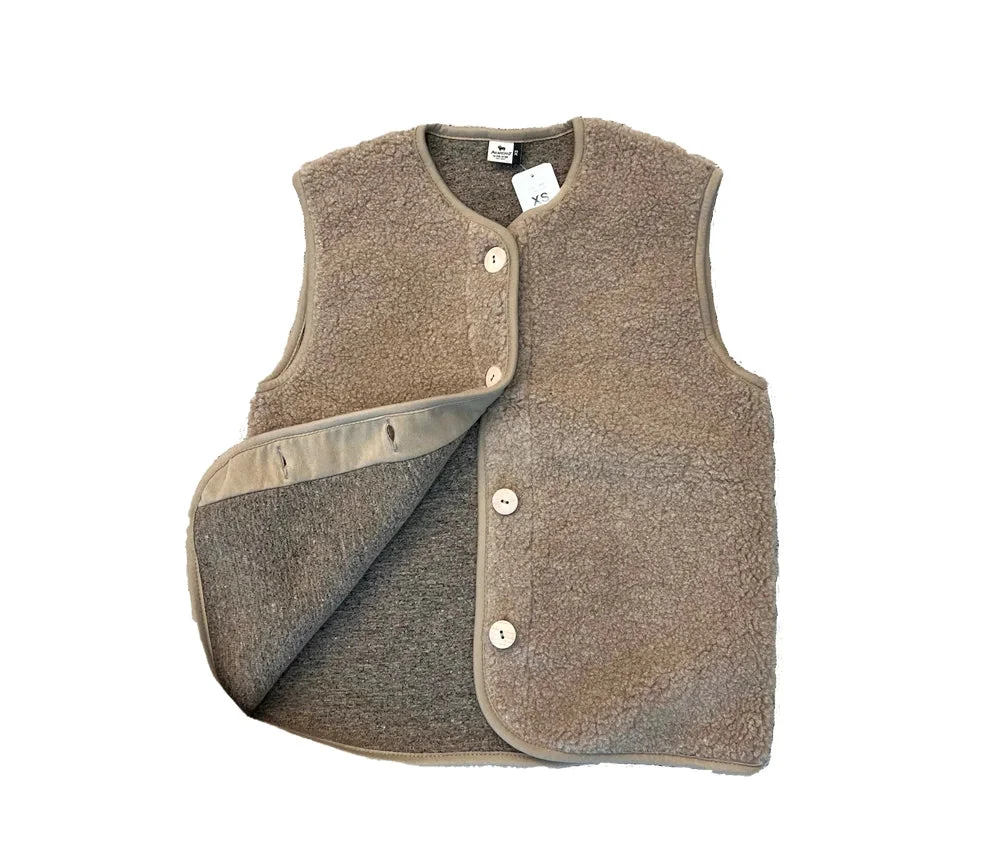 Alwero Erwachsenen Wollweste "Po" In Tan 7 Alwero Erwachsenen Wollweste "Po" In Tan – Bild 5