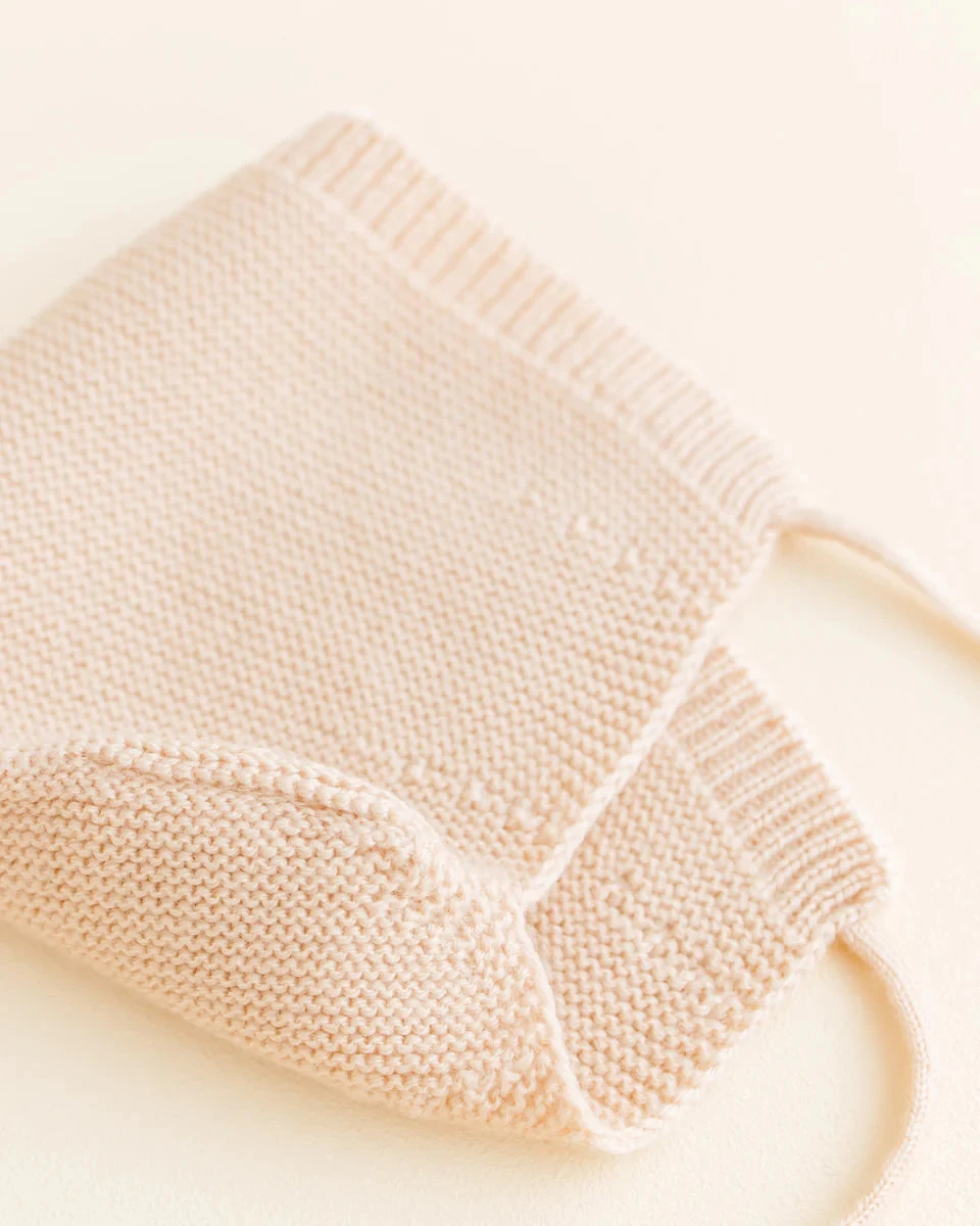 Hvid Merino Erstlingsmuetze Bonnet Verschiedene Farben 10 Hvid Merino Erstlingsmuetze Bonnet Verschiedene Farben – Bild 8