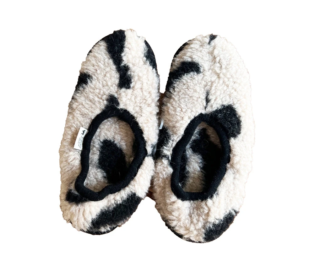 Alwero Bio Woll Hausschuhe Erwachsene LEO Gepard 5 Alwero Bio Woll Hausschuhe Erwachsene LEO Gepard – Bild 3