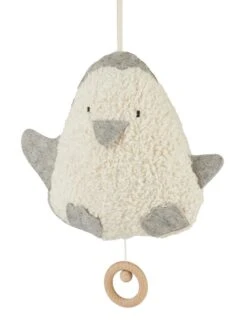 Efie Bio Spieluhr Pinguin Natur Grau