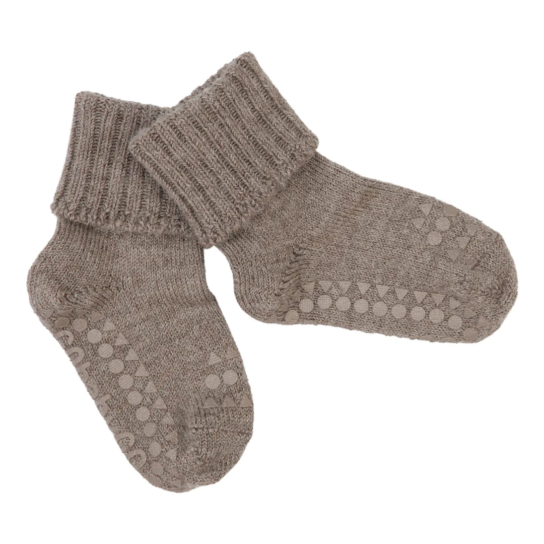 Gobabygo Antirutsch Alpaca Socken "walnuss" 5 Gobabygo Antirutsch Alpaca Socken "walnuss" – Bild 3