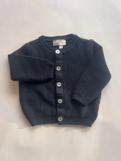 Maglificio Di Verona Strickjacke Aus Eukalyptusfaser Lyocell In Navy