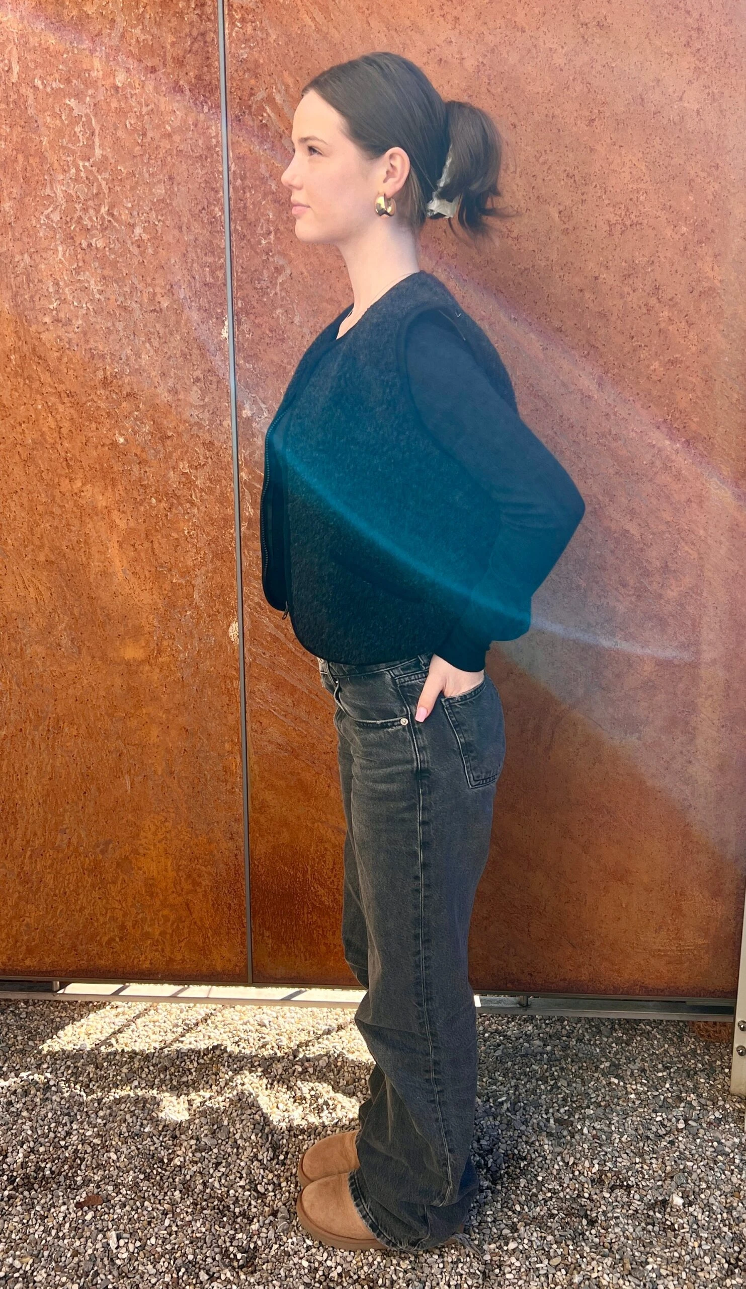 Alwero Erwachsenen Wollweste "Light POS" Black 3 Alwero Erwachsenen Wollweste "Light POS" Black